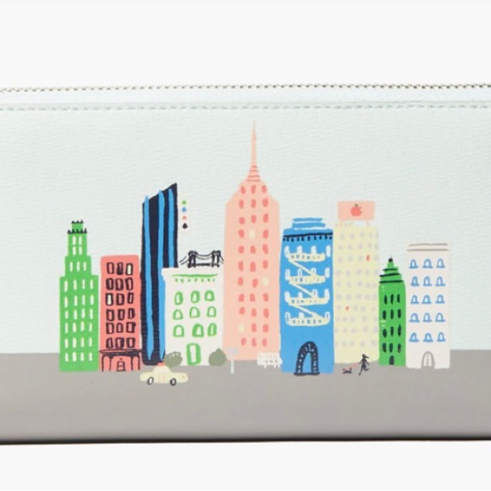 Kate Spade City Skyline Zip-around Continental Wallet